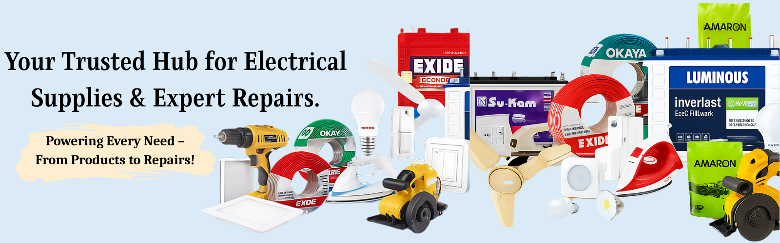 Hero banner 4 showing featured product